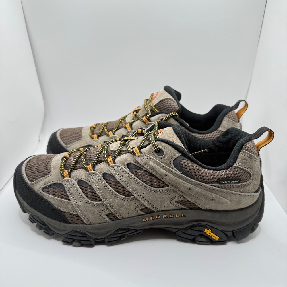 Merrell Moab 3 WP Mens Hiking Shoes Walnut Brown J037989 Size 9.5 Waterproof